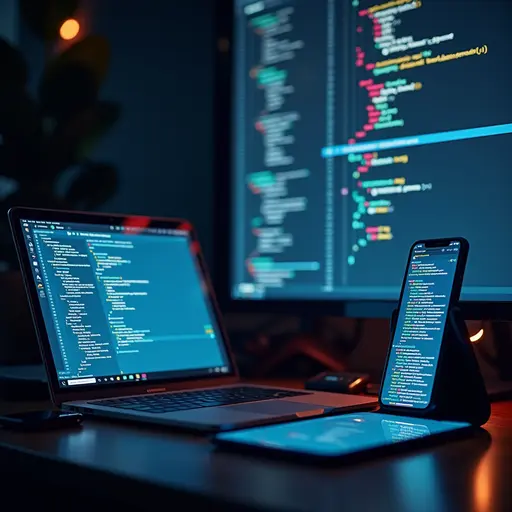 Representación de versatilidad tecnológica